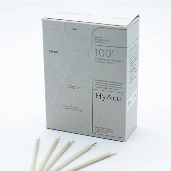 (100/BOX) Aiguilles Acupuncture My Acu  0,25×25 mm 